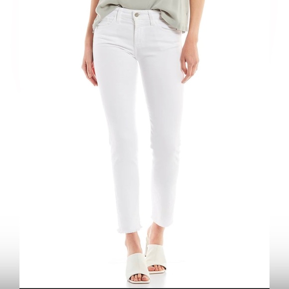 Joe Jeans Lara Mid Rise Frayed Hem Cigarette Ankle Jeans- Brand New With Tags - Picture 1 of 8
